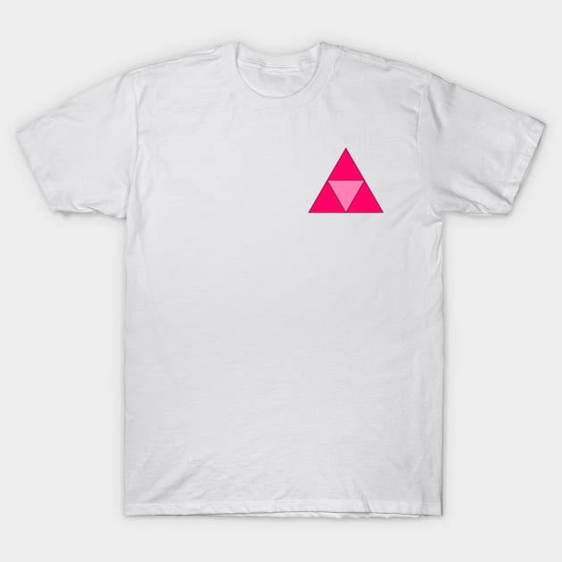 Magenta triangles T-Shirt by simonebonato99@gmail.com